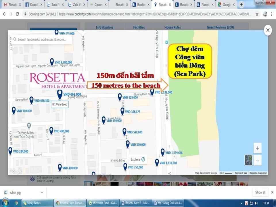 Rosetta Beach Hotel & Apartment Đà Nẵng Kültér fotó